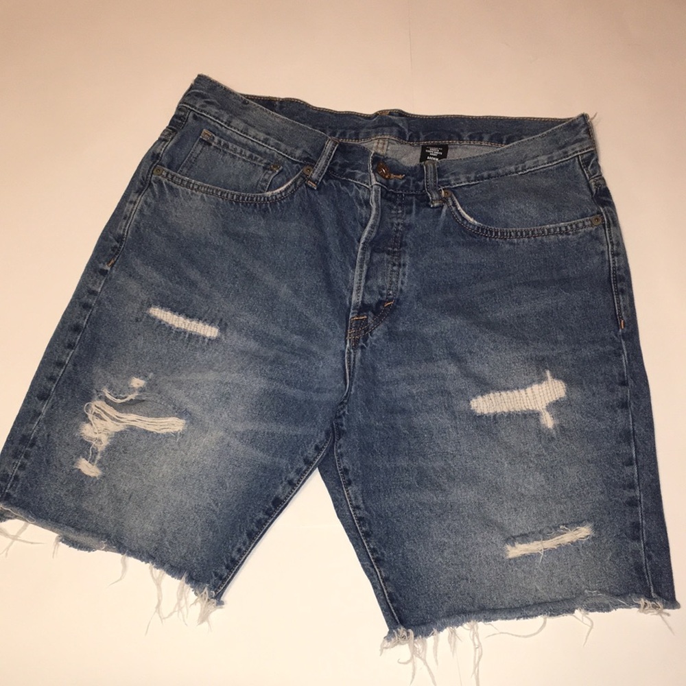 Denim shorts